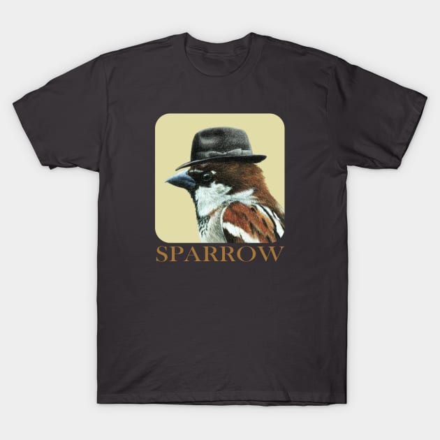 italian sparrow T-Shirt by Mikhail Vedernikov